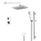 Thermostatic Shower System with 9.5